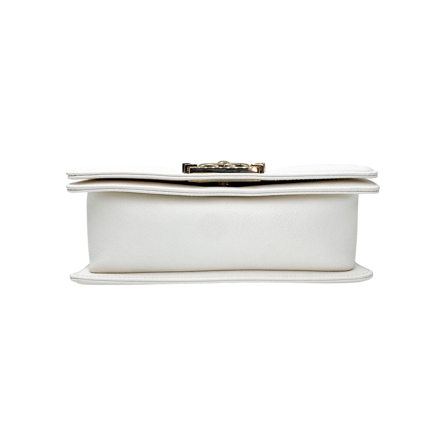 Chanel White Mini Boy Bag