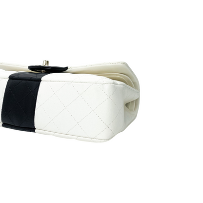Chanel Black White Seoul Yin Yang Medium Double Flap Bag