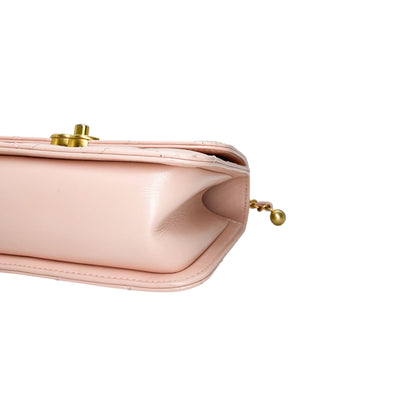 Chanel Pink Small Quilted Flap Bag