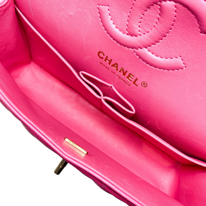 Chanel Pink Small Double Flap Bag