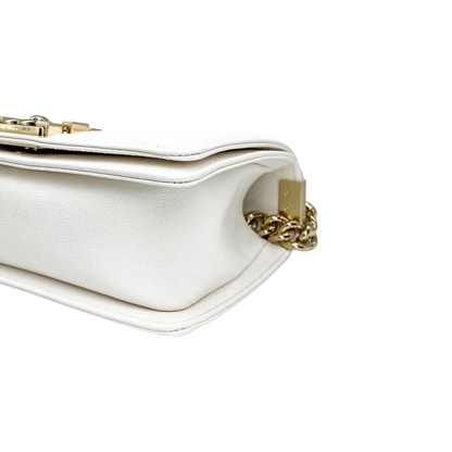 Chanel White Mini Boy Bag