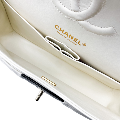 Chanel Black White Seoul Yin Yang Medium Double Flap Bag