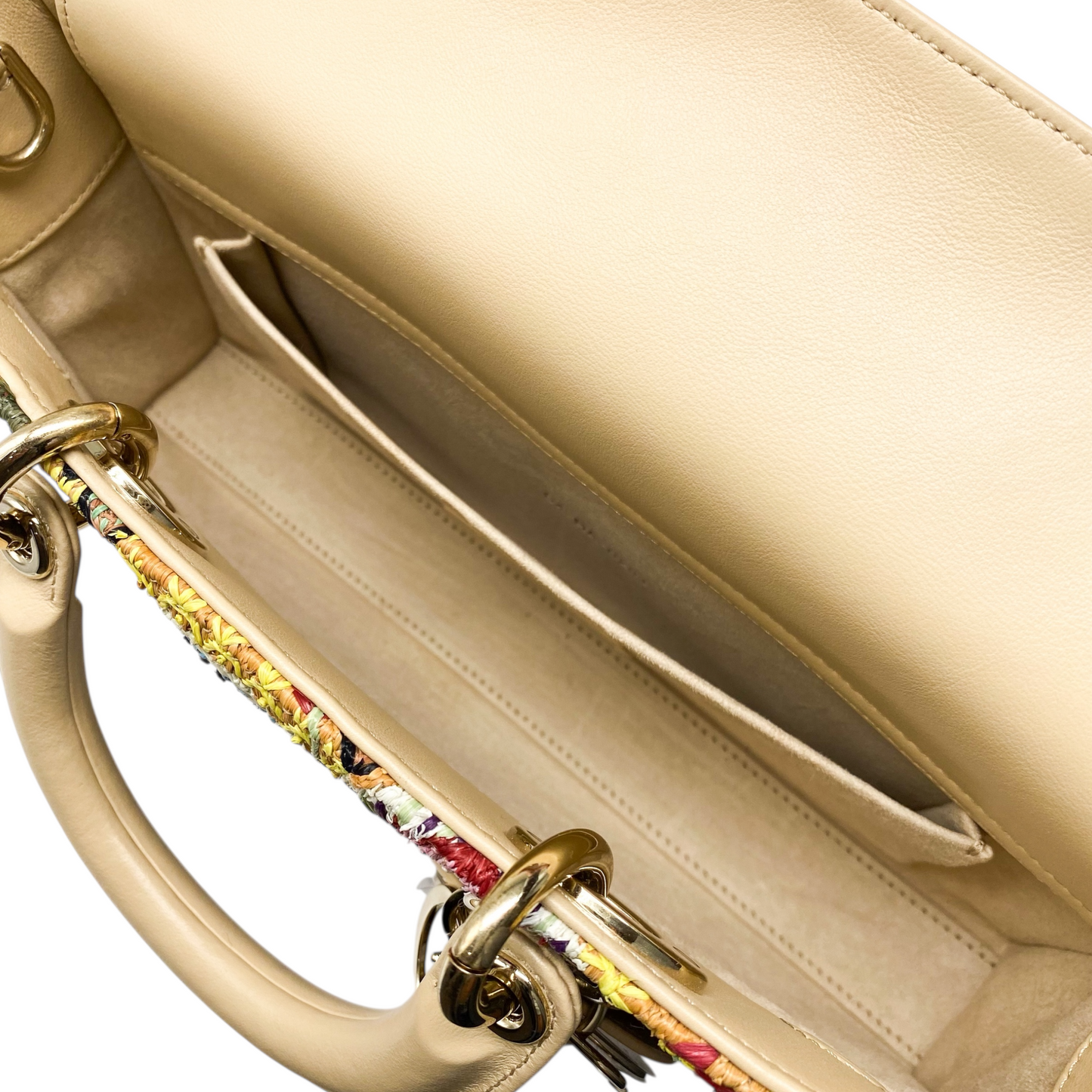 Dior Beige Embroidered Lady D-Joy