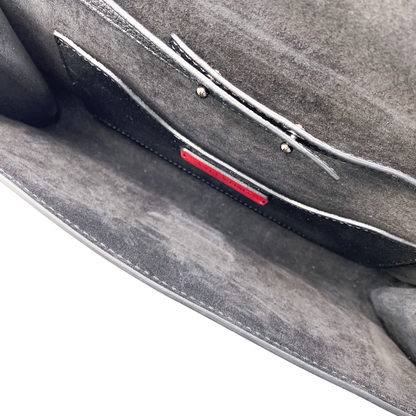 Valentino Black Patent Rockstud Clutch