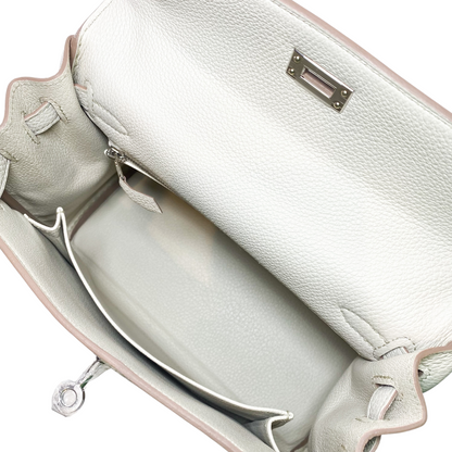 Hermes Kelly 25 Retourne Beton Togo Palladium Hardware
