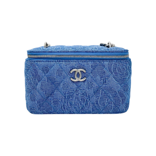 Chanel Denim Pearl Crush Vanity