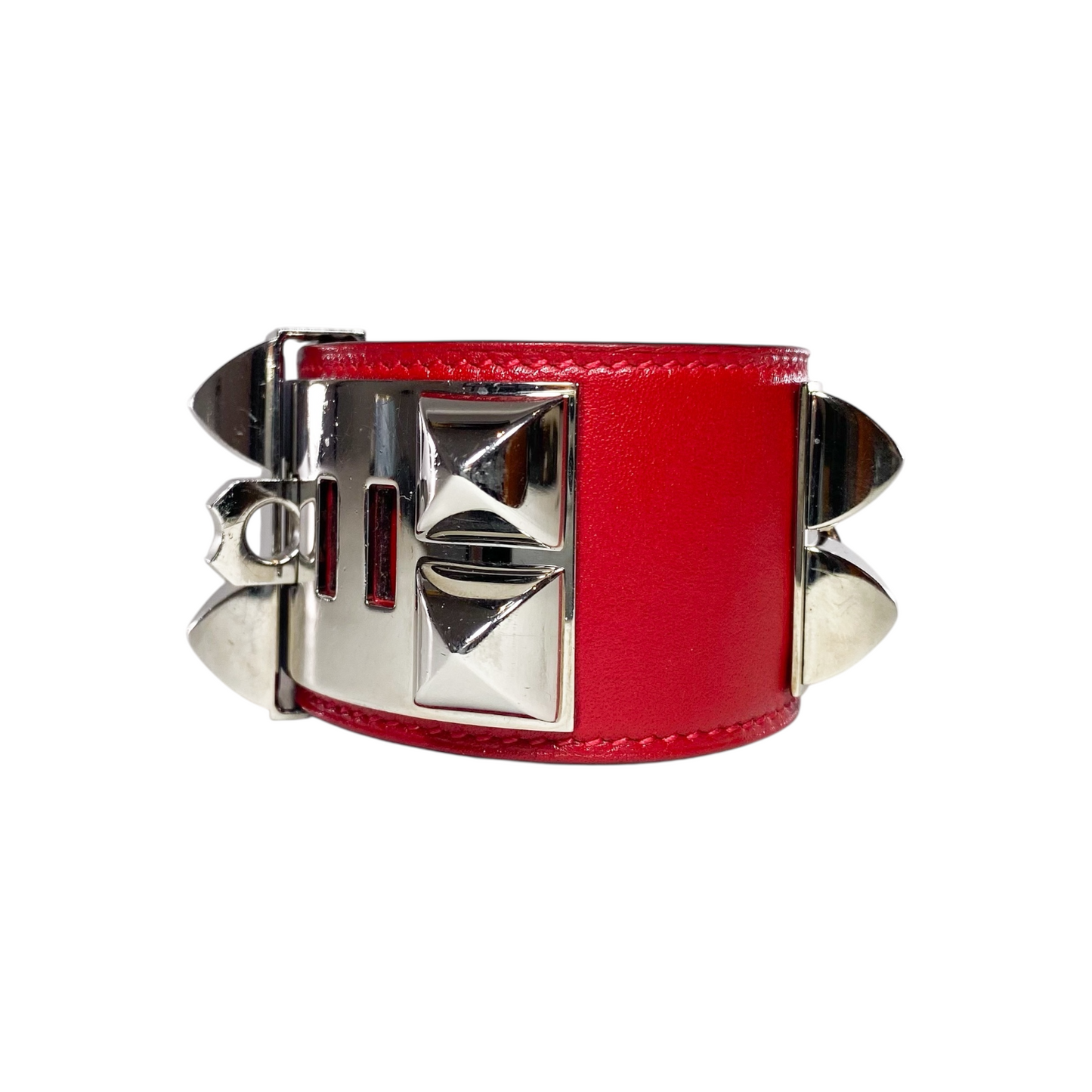 Hermes Rouge Grenat CDC Cuff