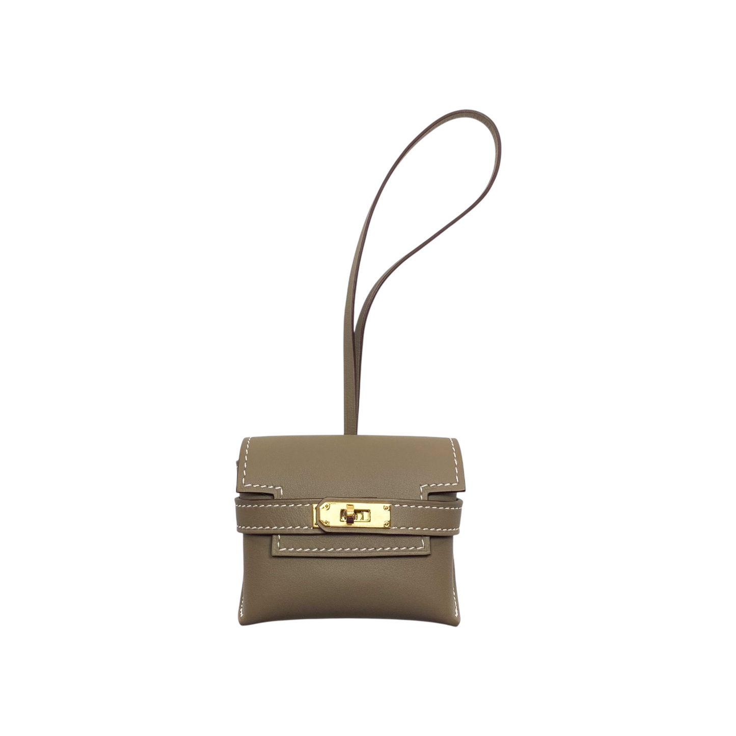 Hermes Etoupe Kelly Festival Charm