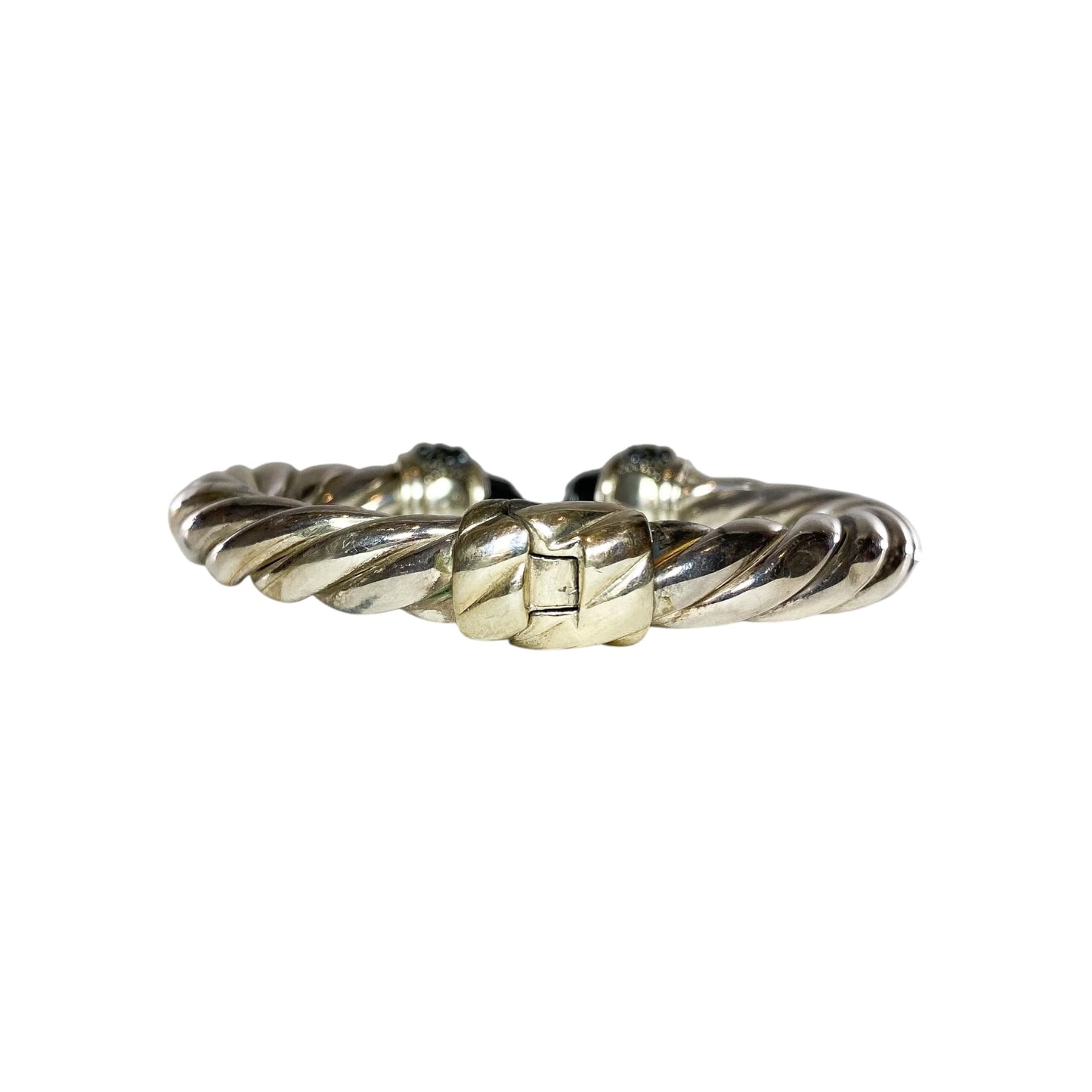 David Yurman Hematite 925 Cable Cuff