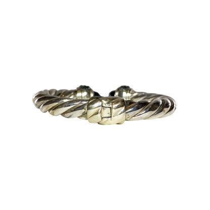 David Yurman Hematite 925 Cable Cuff
