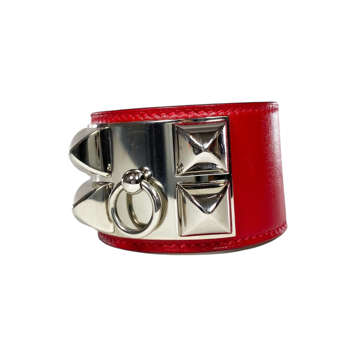 Hermes Rouge Grenat CDC Cuff