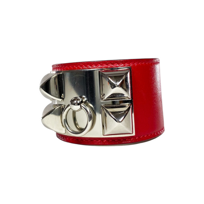 Hermes Rouge Grenat CDC Cuff