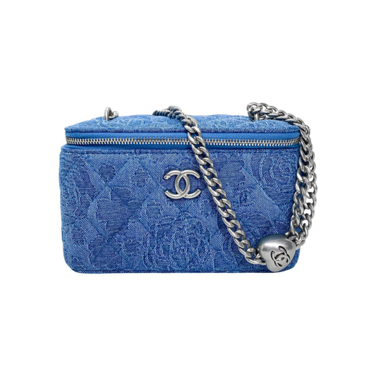 Chanel Denim Pearl Crush Vanity