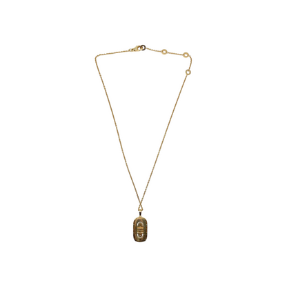 Bulgari Yellow Gold Diamond Parentesi Necklace