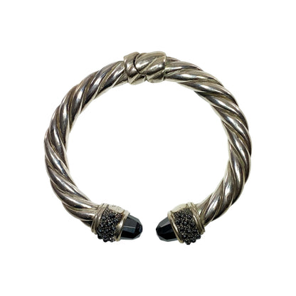 David Yurman Hematite 925 Cable Cuff