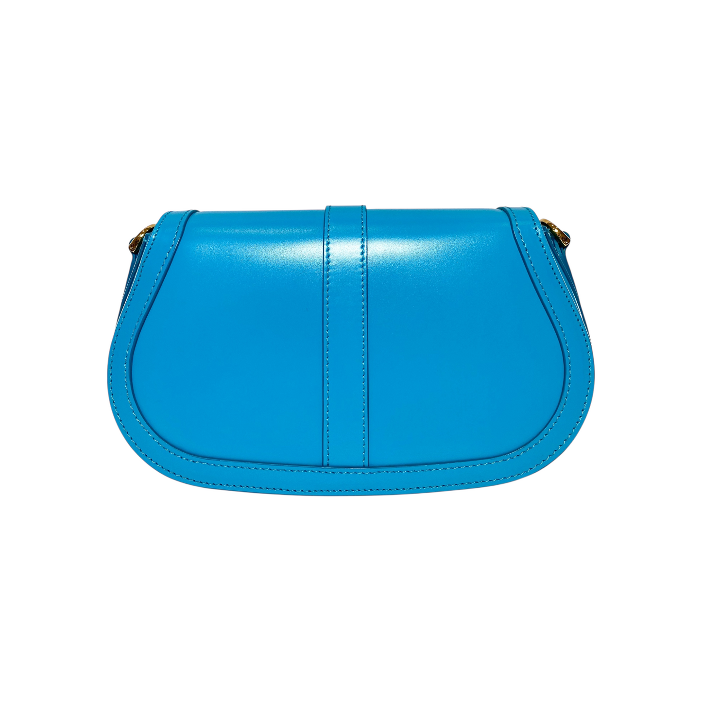 Versace Turquoise Greca Goddess Shoulder Bag