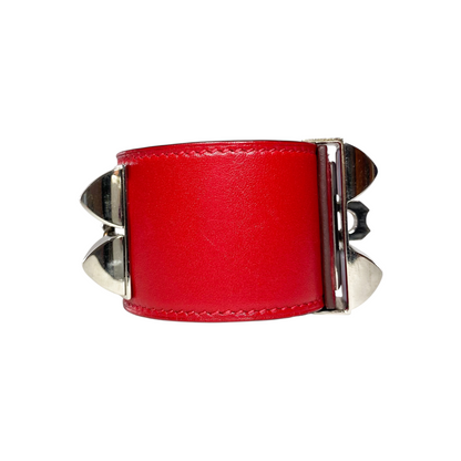 Hermes Rouge Grenat CDC Cuff