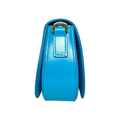 Versace Turquoise Greca Goddess Shoulder Bag