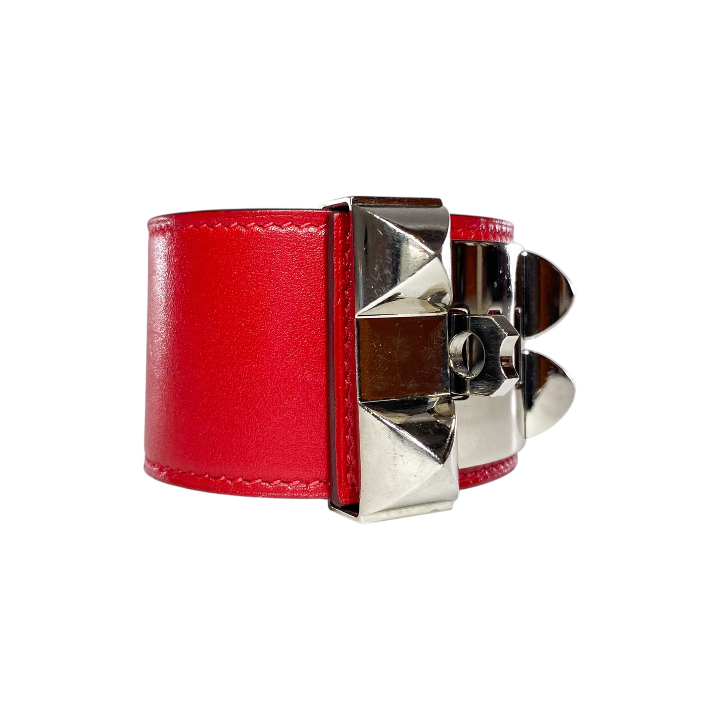 Hermes Rouge Grenat CDC Cuff