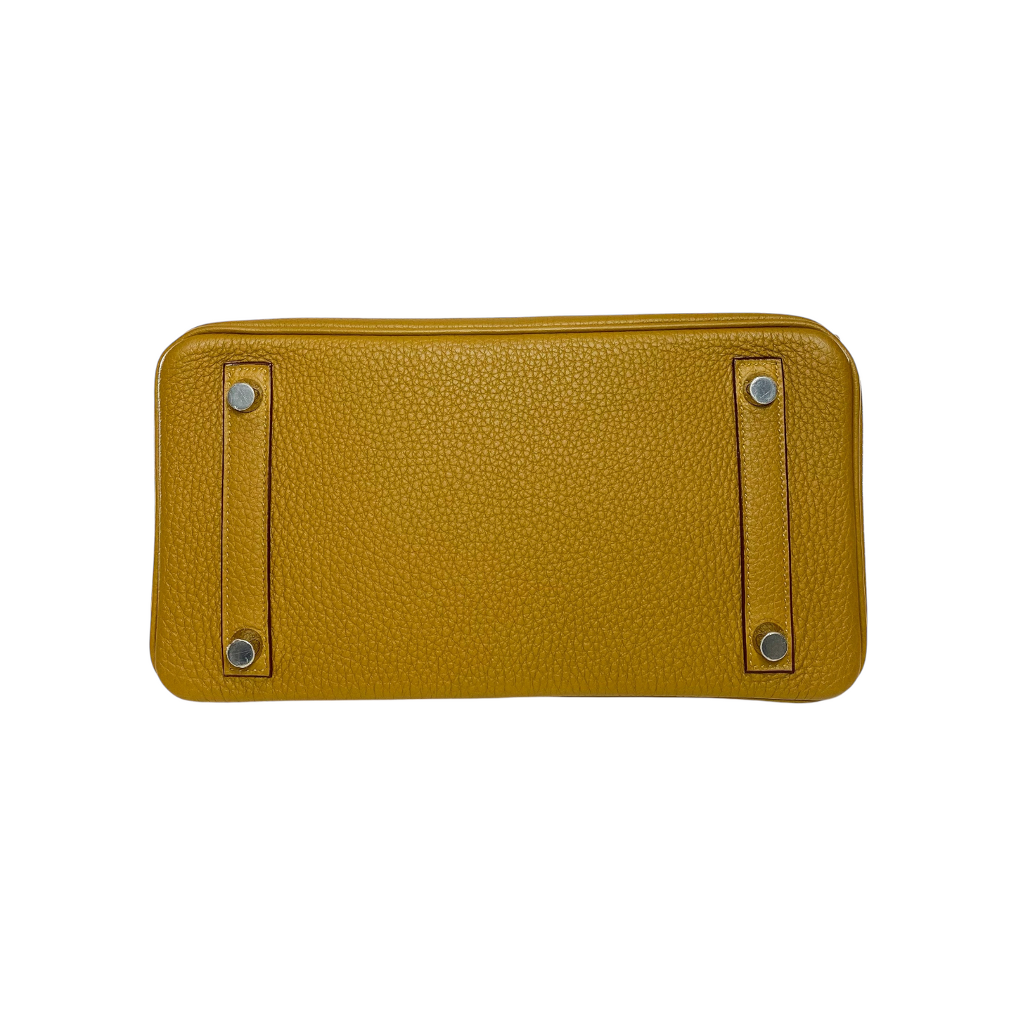 Hermes Birkin 25 Bronze D’or Bleu Brume Verso Togo Palladium Hardware