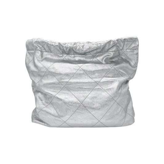 Chanel 22 Medium Silver