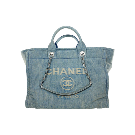 Chanel Distressed Denim Medium Deauville