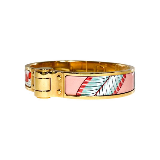 Hermes Baroque Savana Dance Narrow Hinge Bracelet