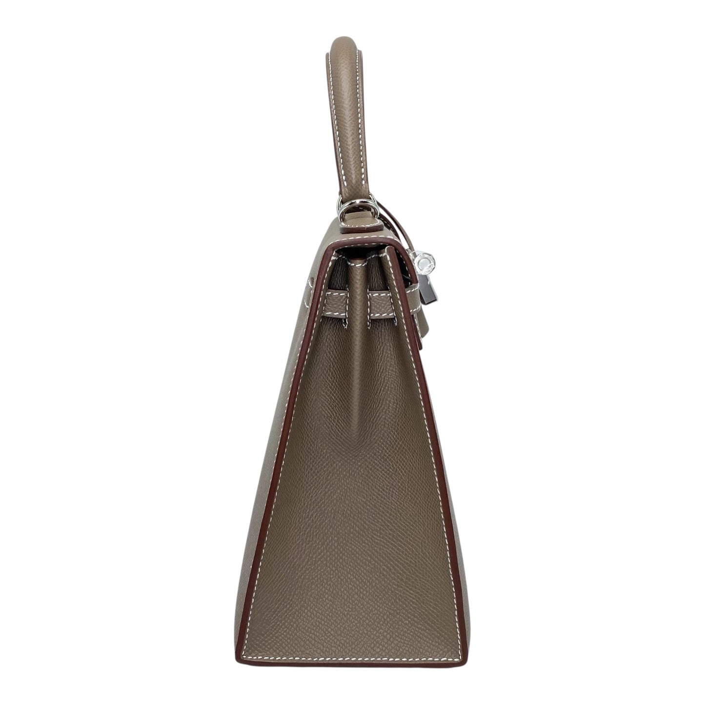 Hermes Kelly 25 Etoupe Epsom Palladium Hardware
