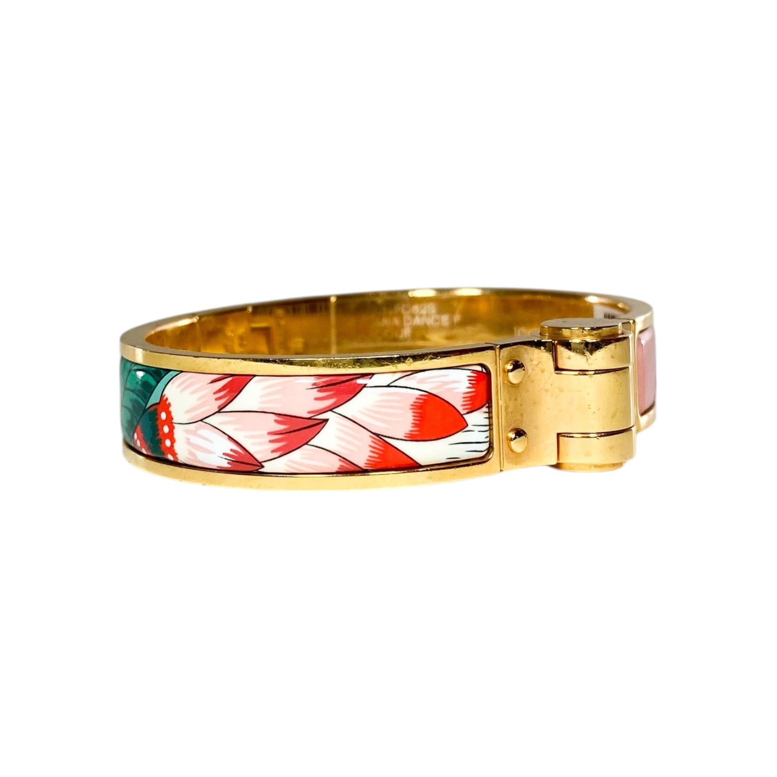 Hermes Baroque Savana Dance Narrow Hinge Bracelet