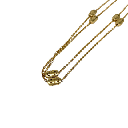 Bulgari Yellow Gold Mini Chain Necklace