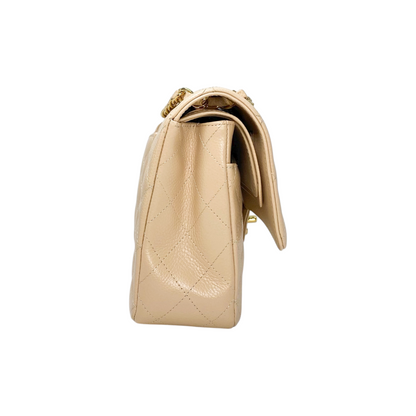 Chanel Beige Medium Double Flap Bag