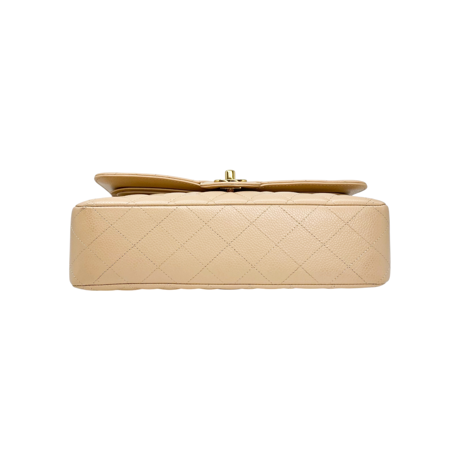 Chanel Beige Medium Double Flap Bag