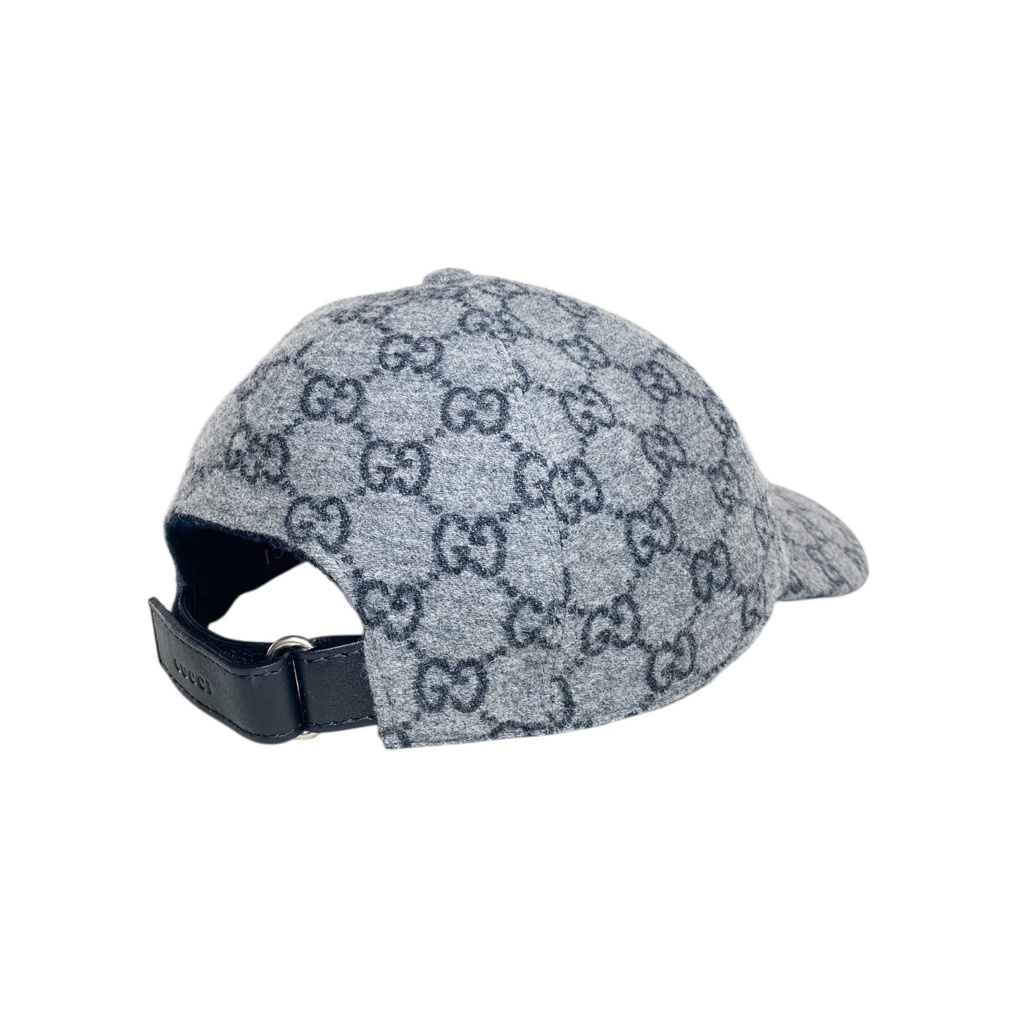 Gucci Grey Monogram Baseball Cap