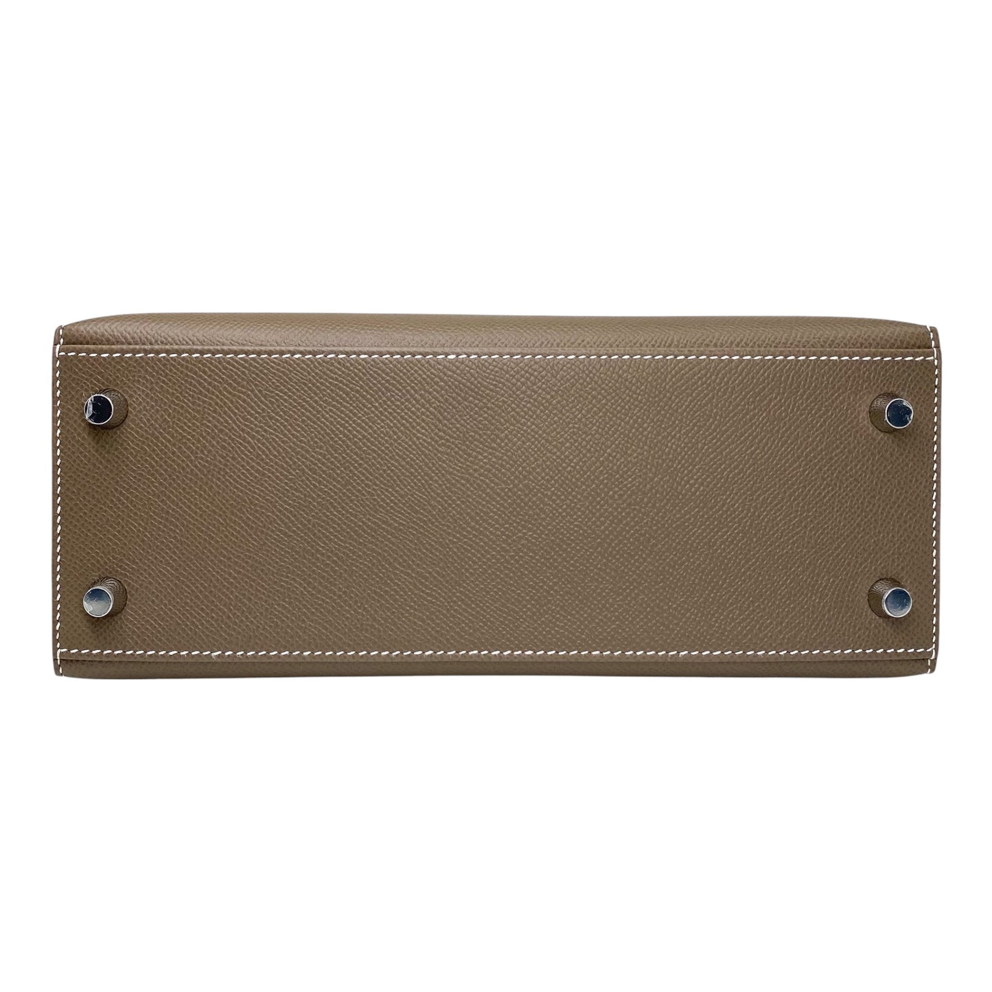 Hermes Kelly 25 Etoupe Epsom Palladium Hardware