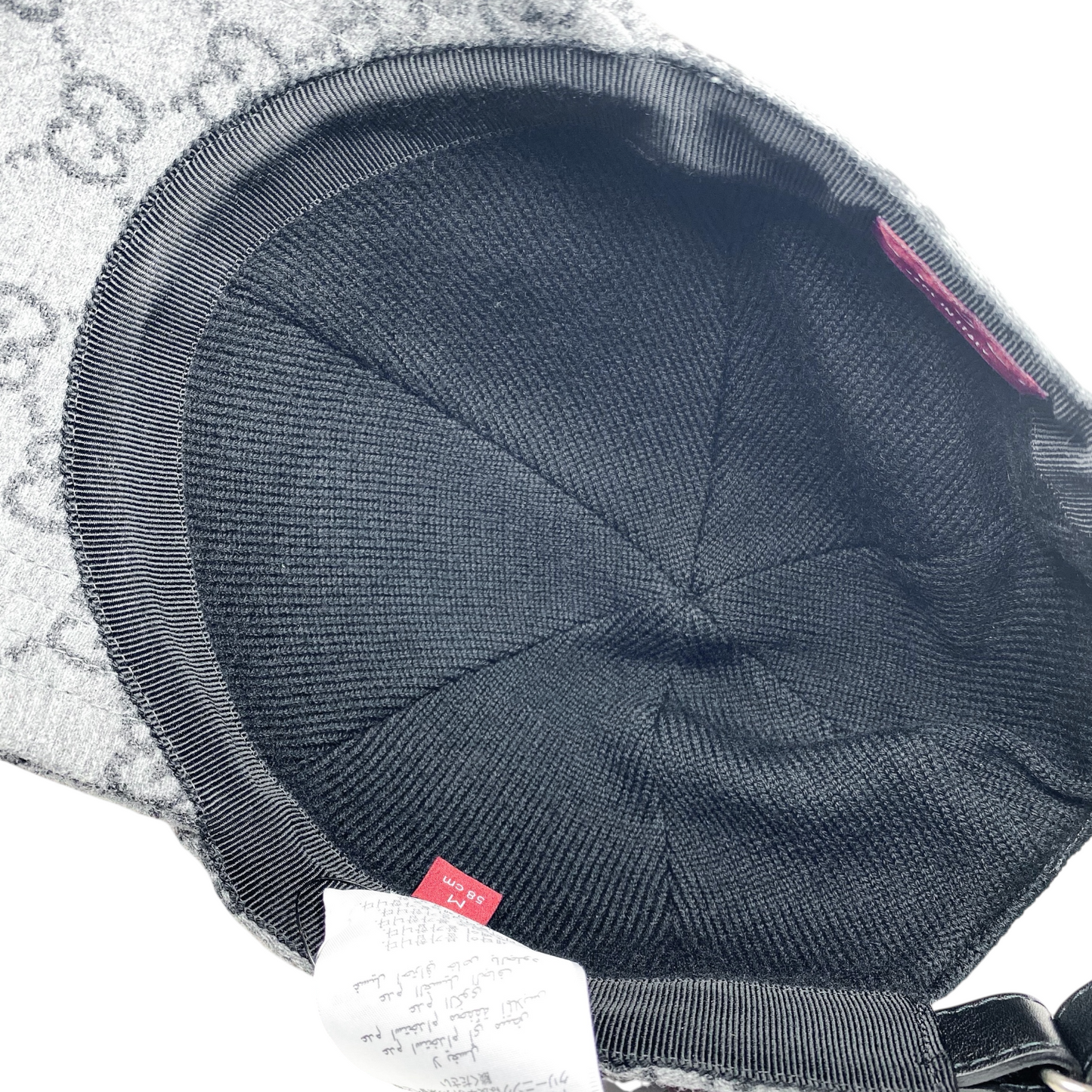 Gucci Grey Monogram Baseball Cap