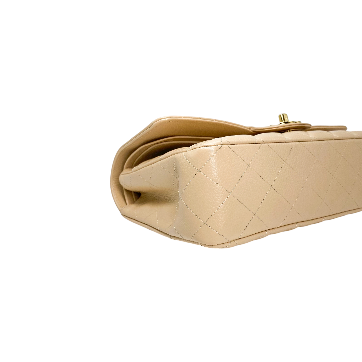 Chanel Beige Medium Double Flap Bag