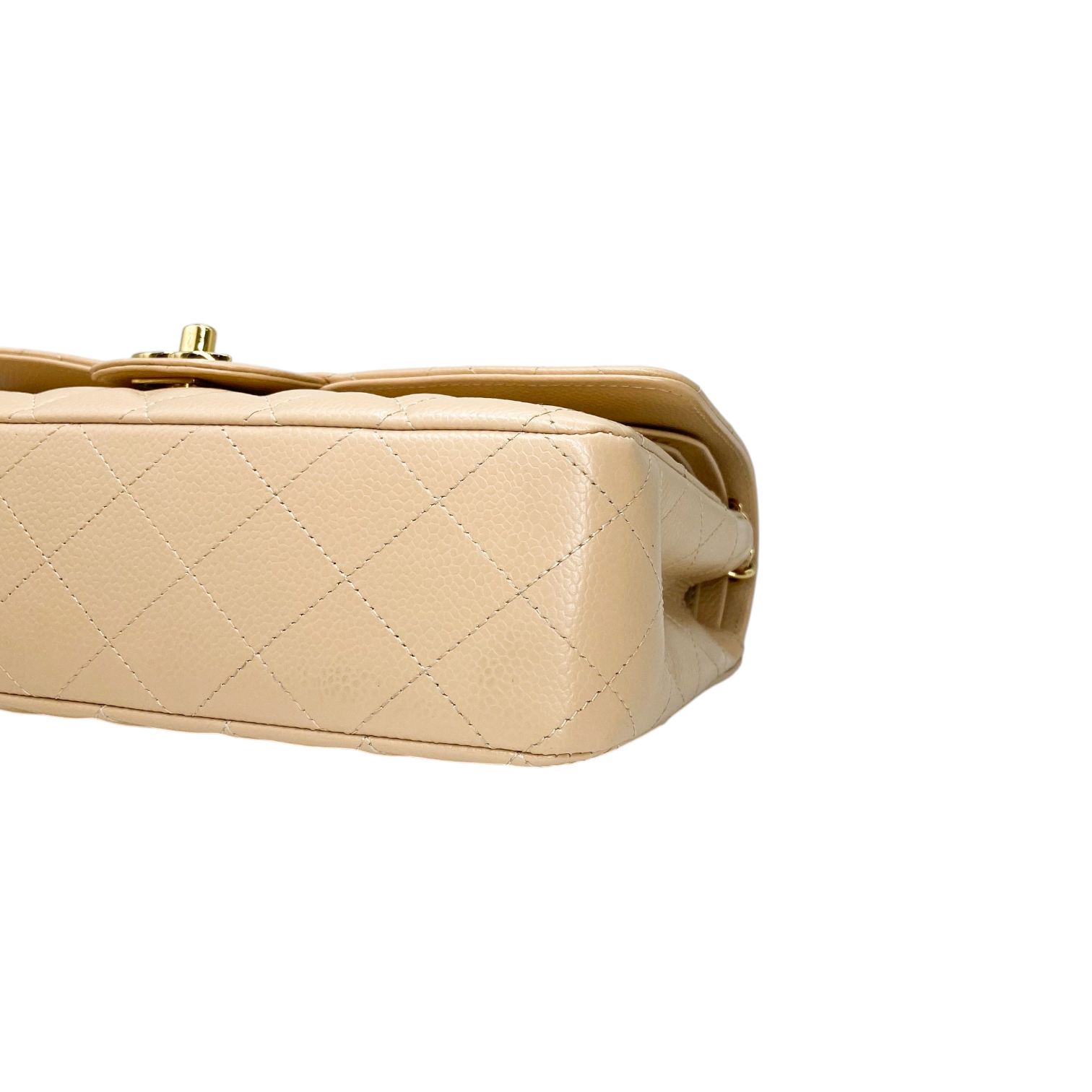 Chanel Beige Medium Double Flap Bag