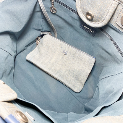 Chanel Distressed Denim Medium Deauville