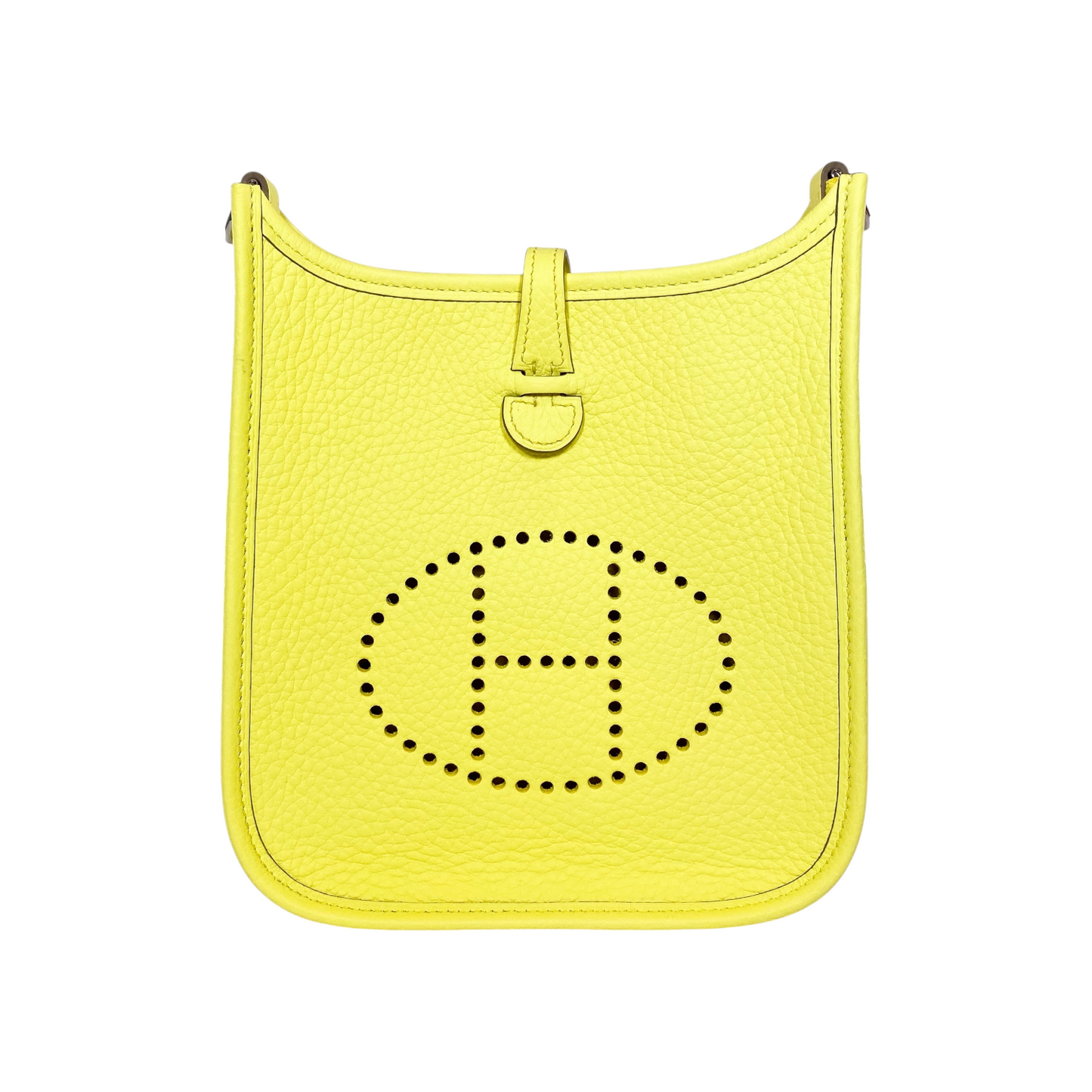 Hermes Evelyne TPM Limoncello Palladium Hardware