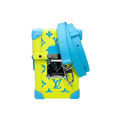 Louis Vuitton Lime Aqua Playground Vertical Trunk