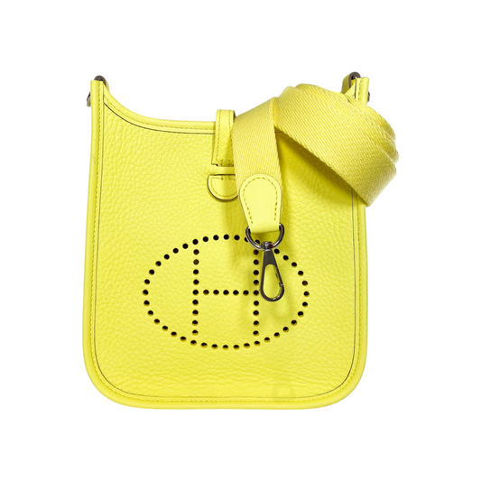 Hermes Evelyne TPM Limoncello Palladium Hardware
