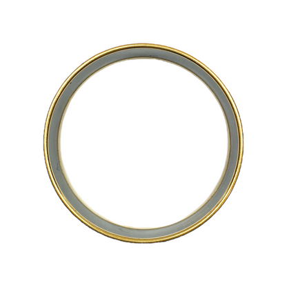 Hermes Mauve Wide Printed Sellier Bracelet