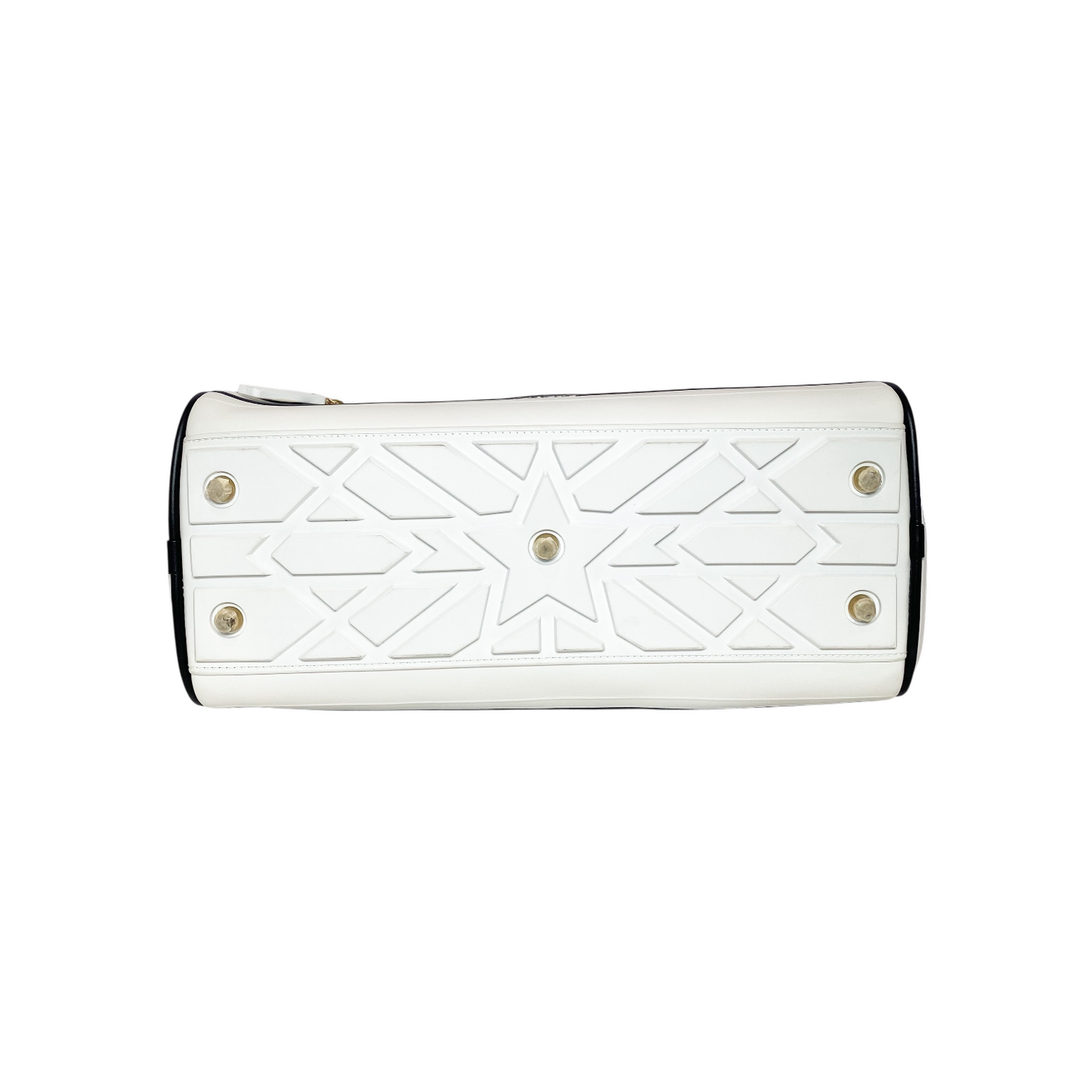 Dior White Vibe Bowling Bag