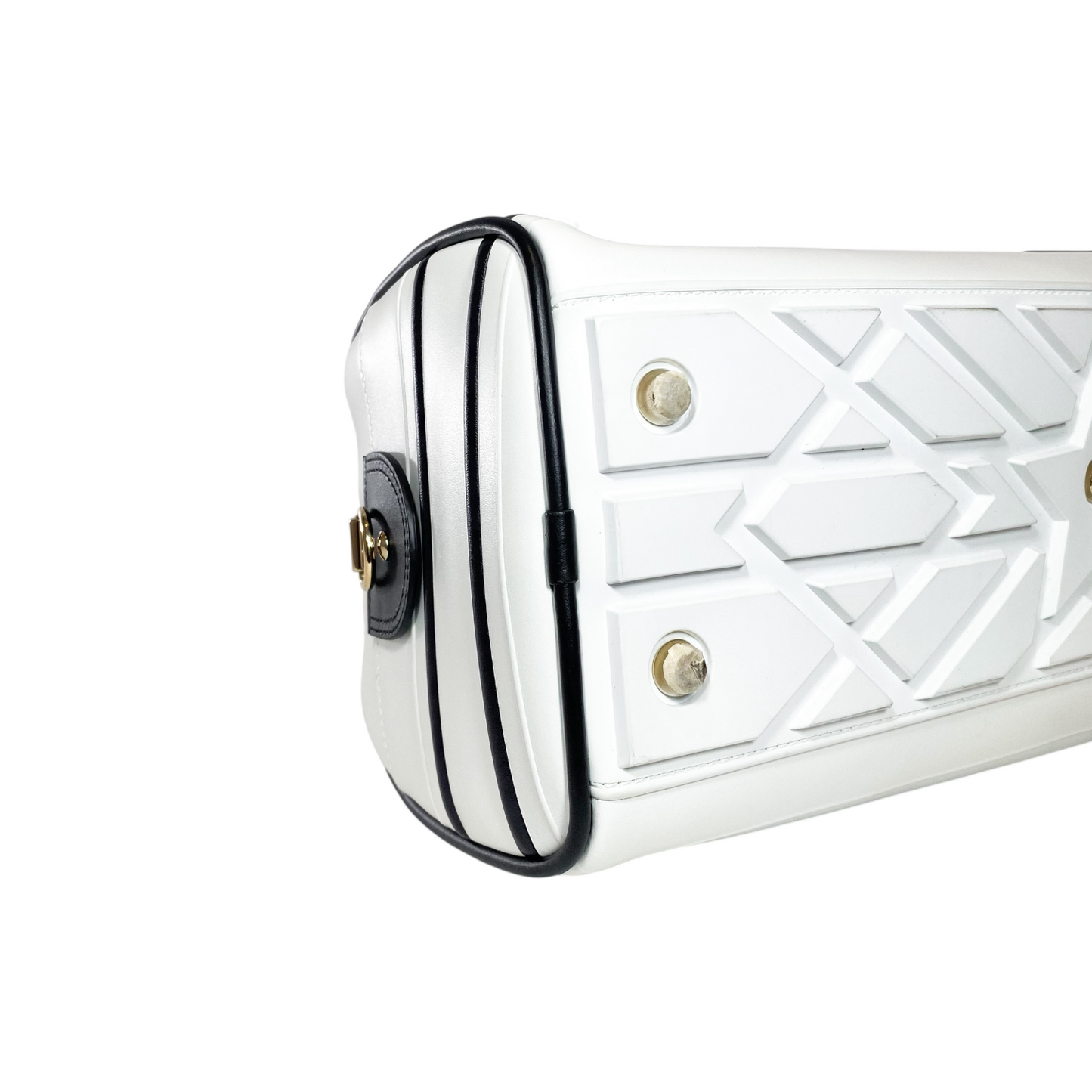 Dior White Vibe Bowling Bag