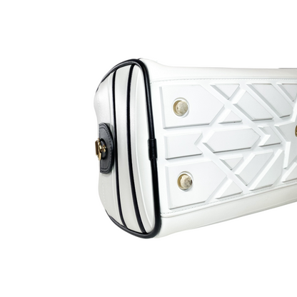 Dior White Vibe Bowling Bag