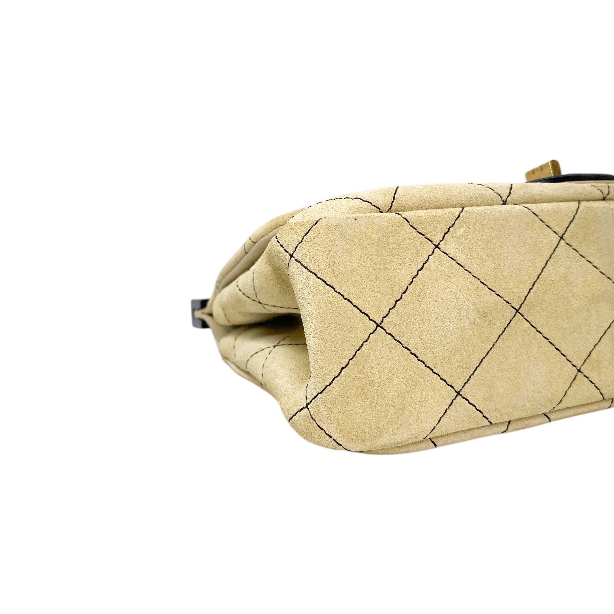 Chanel Beige Black 2.55 Reissue 225 Hanger Flap Bag