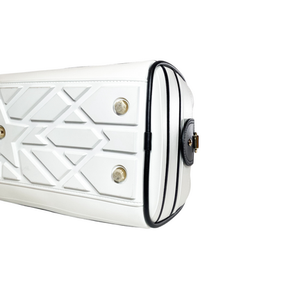 Dior White Vibe Bowling Bag