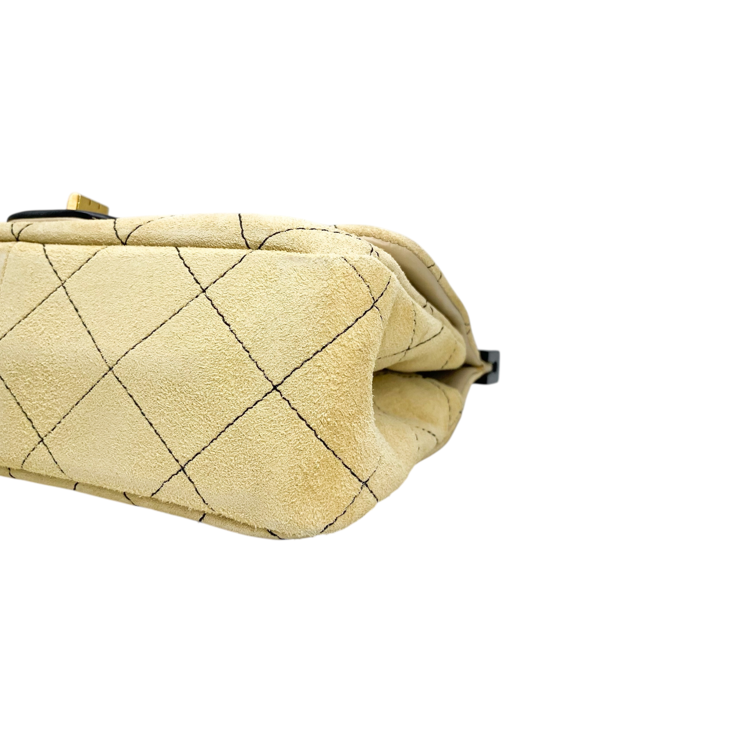 Chanel Beige Black 2.55 Reissue 225 Hanger Flap Bag