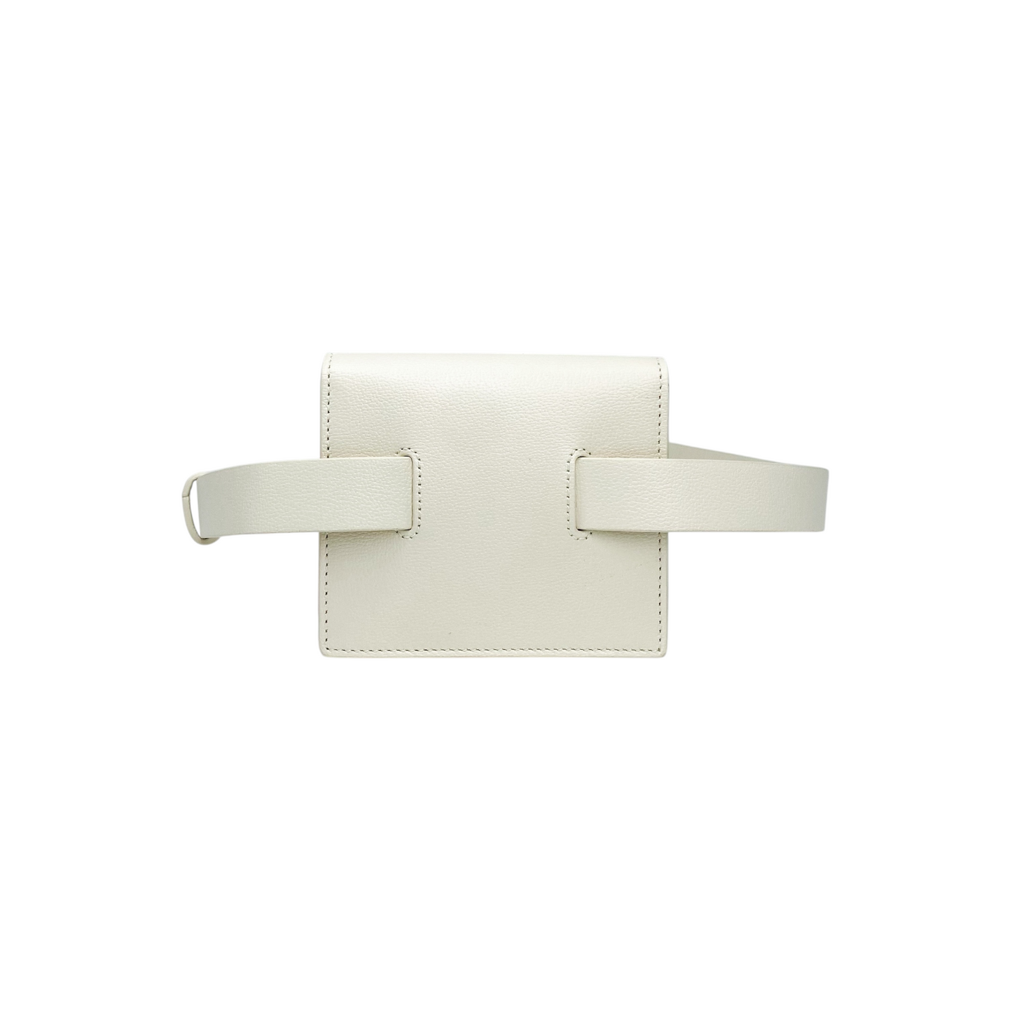 Loro Piana Whisper White Extra Pochette Belt