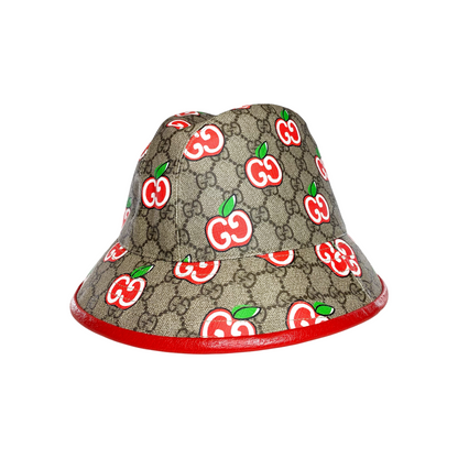 Gucci Red Apples Monogram Bucket Hat